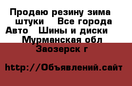 Продаю резину зима 2 штуки  - Все города Авто » Шины и диски   . Мурманская обл.,Заозерск г.